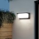 Aplica Solara De Exterior LED Flippy,  13.5 cm x 8 cm, 150 Lumeni 60 LED 18W,  IP65, 3 trepte de lumina, Senzor de Lumina, FORMA ARC, Alb Rece