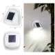 Lampa solara LED tip aplica pentru perete Flippy, 8.5 x 9 cm, 2V, ABS, 600mAh, rezistent la apa, material ABS, 8 LED-uri, alb rece