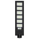 Lampa solara stradala Flippy, cu telecomanda, senzor de miscare si lumina, suport prindere, 288 LED-uri, IP65, ABS, 15AH, 300W, temperatura culoare 6500K, 79x18.8x5 cm, autonomie 10-12 ore, negru