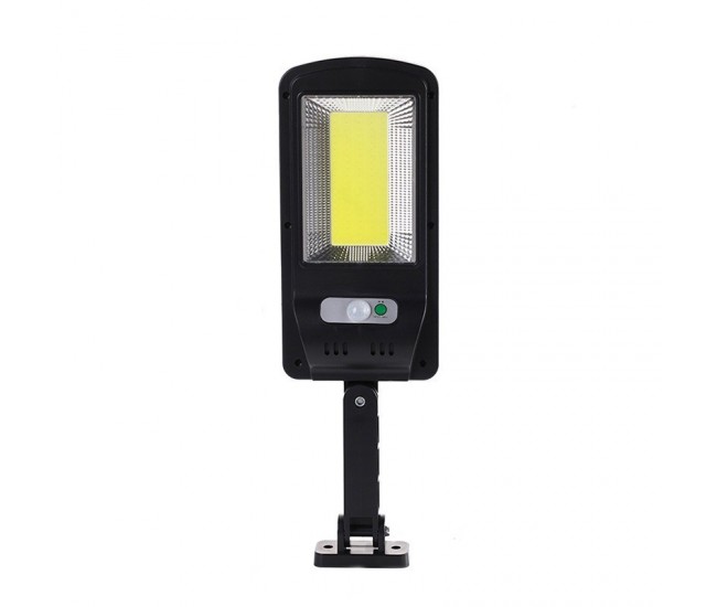 Lampa Solara De Exterior LED Flippy, 36 cm x 11.5 cm, 2400Lumeni 100 COB LED 20 W - echivalent 160 W bec incadescent, IP65, Senzor de Miscare, Senzor de Lumina, 1 Grila, Alb Rece