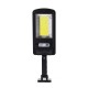 Lampa Solara De Exterior LED Flippy, 36 cm x 11.5 cm, 2400Lumeni 100 COB LED 20 W - echivalent 160 W bec incadescent, IP65, Senzor de Miscare, Senzor de Lumina, 1 Grila, Alb Rece