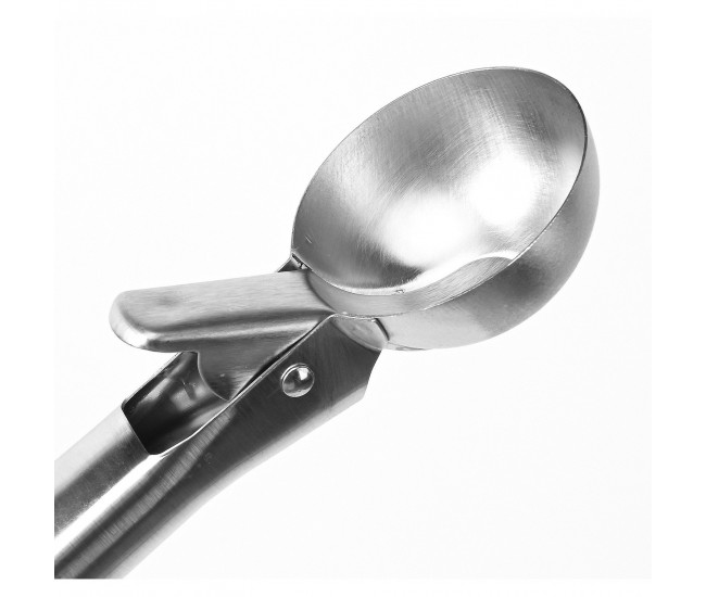 Lingura dozatoare inghetata Flippy,  Cool Serving, inox, gri