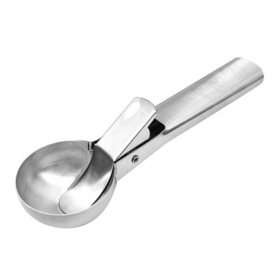 Lingura dozatoare inghetata Flippy,  Cool Serving, inox, gri