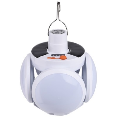 Lampa solara cu 25 LED-uri, pliabila, prindere carlig cu 5 moduri de iluminare, Flippy