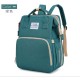 Rucsac Multifunctional pentru Mamici, Flippy, pentru Scutece Bebelusi cu Patut Pliabil, Verde