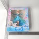 Papusa Frozen Zana Zburatoare, Flippy, Jucarie cu Senzor pentru Coordonarea Miscarilor, Incarcare USB, cu Lumini, 19x6.5 cm, Albastra