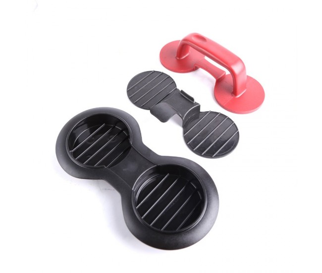 Presa dubla pentru hamburgeri 2 in 1, forma si presa, cu maner, material ABS, 20x10 cm, 140 g, negru