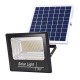 Proiector LED/Lampa solara de exterior Flippy, 15 cm x 20 cm, Rezistent la Apa IP67, cu Panou Solar, 114 LED SMD, 65W, Senzor de lumina, Timer, cu Telecomanda, 2 moduri de iluminat, kit montaj inclus, Lumina Rece