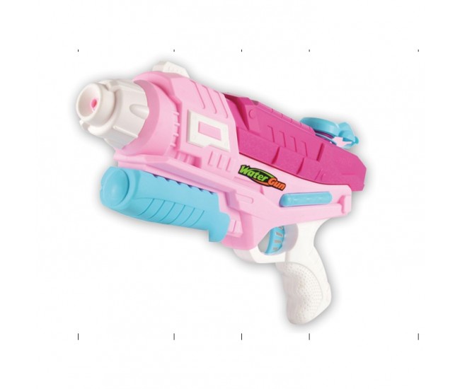 Pistol cu Apa pentru Copii, Rezervor, Pentru Piscina/Plaja, Flippy, 6ani+,  Roz, 600ML