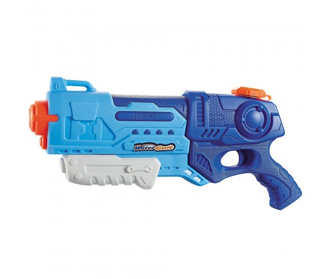 Pistol cu Apa pentru Copii, Rezervor, Pentru Piscina/Plaja, Flippy, 6ani+, Albastru, 900ML