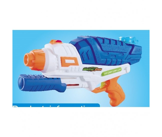 Pistol cu Apa pentru Copii, Rezervor, Pentru Piscina/Plaja, Flippy, 6ani+, Albastru/Multicolor, 1000ML, model 2