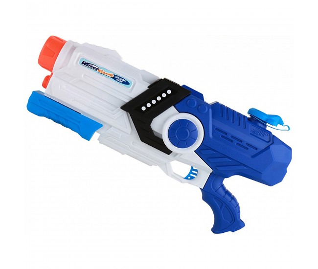 Pistol cu Apa pentru Copii, Rezervor, Pentru Piscina/Plaja, Flippy, 6ani+, Albastru/Multicolor, 2000ML