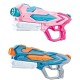 Set 2x Pistol cu Apa pentru Copii, Rezervor, Pentru Piscina/Plaja, Flippy, 6ani+, Roz + Albastru, 4 duze, 900 ML