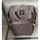 Rucsac Multifunctional pentru Mamici, Flippy, din Panza Oxford, Compartimentare Multipla, Impermeabil, 43 x 18 x 26 cm, Gri Inchis