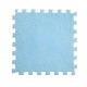 Set 10 Piese Covor tip Puzzle, Flippy, Spuma EVA, Pufos, 30 x 30 x 1 cm, Baby Blue