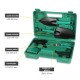 Set 5 accesorii pentru gradinarit Flippy, geanta depozitare inclusa, otel inoxidabil, 18.5 x 29.5 cm, verde