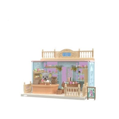 Set Casa de papusi, magazin de inghetata, cu mobilier si figurine, Flippy