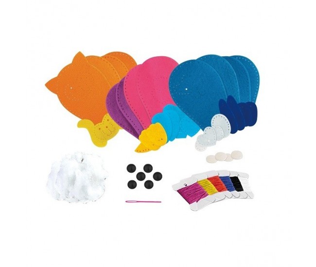 Set creatie perna pentru copii, Dream Kids, 3 piese, model 2