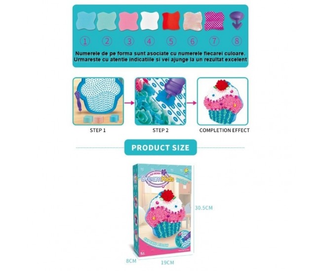 Set creatie perna pentru copii, Dream Kids, Briosa