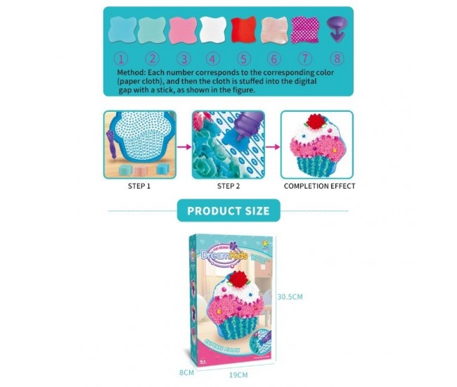 Set creatie perna pentru copii, Dream Kids, Briosa