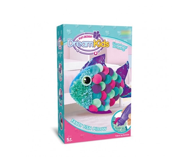 Set creatie perna pentru copii, Dream Kids, Peste