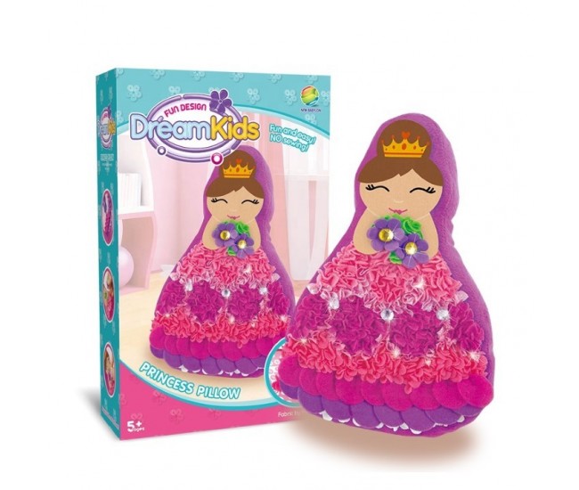 Set creatie perna pentru copii, Dream Kids, Printesa