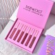 Set de Buze, KEVIN & COCO, Pink Girl, 6 Lip Gloss-uri, 17 x 14.8 x 2.9 cm, Roz/Maro