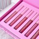 Set de Buze, KEVIN & COCO, Pink Girl, 6 Lip Gloss-uri, 17 x 14.8 x 2.9 cm, Roz/Maro