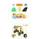 Set pentru construit masini, Flippy, Educativ si creativ, 100 piese