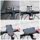 Suport de telefon pentru bicicleta/motocicleta/scuter/trotineta, GUB G-85SL Negru