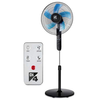 Ventilator cu picior Daga-Di4 Aria Silence Control 40,telecomanda, 3 moduri de ventilare