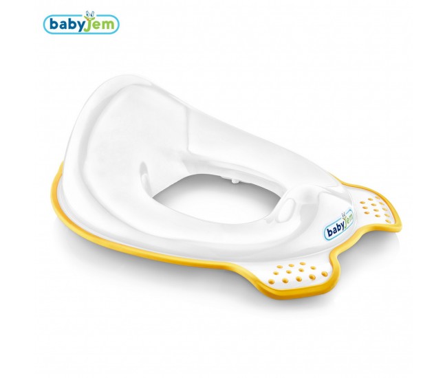 Adaptor colac wc copii babyjem (culoare: alb/galben)