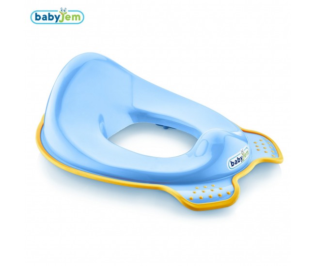 Adaptor colac wc copii babyjem (culoare: bleu/galben)