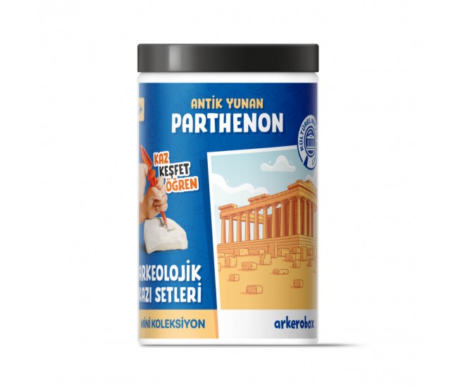 Arkerobox - mini set arheologic educational si puzzle 3d, grecia antica, parthenon