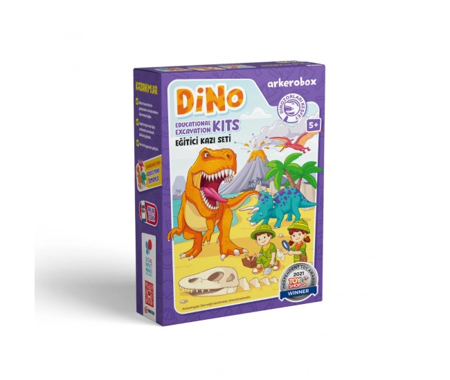 Arkerobox - set arheologic educational si puzzle 3d, dino