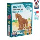 Arkerobox - set arheologic educational si puzzle 3d, grecia antica, calul troian