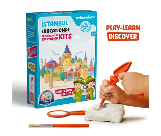 Arkerobox - set arheologic educational si puzzle 3d, istanbul