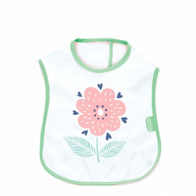 Baveta babyjem poly midi bib (culoare: verde)