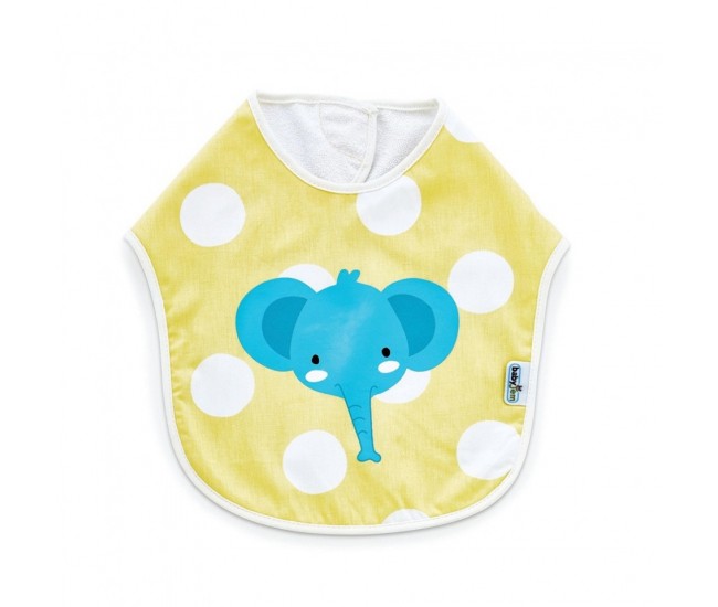 Baveta din bumbac babyjem dots (culoare: bleu)