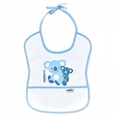 Baveta impermebila pentru copii babyjem small (culoare: bleu)