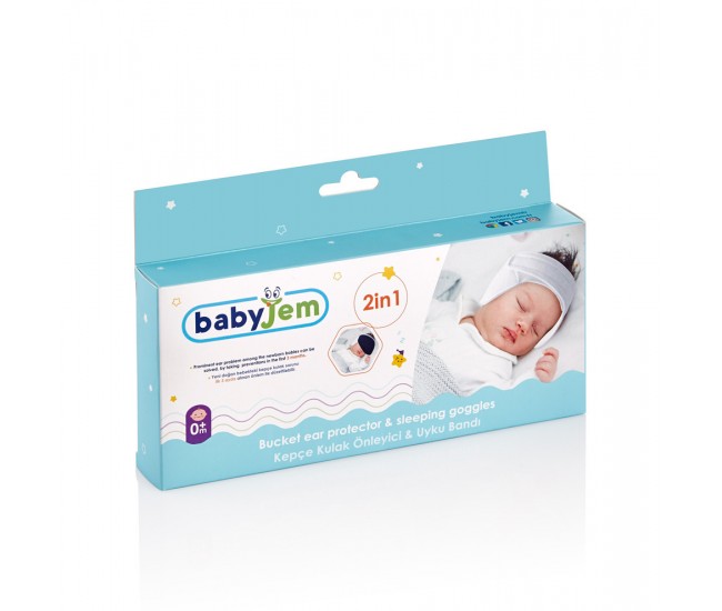 Bentita 2 in 1 pentru urechi babyjem, antracit