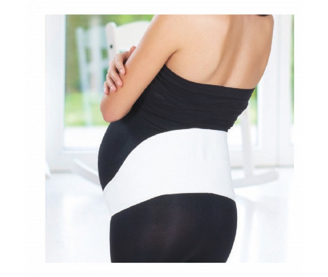 Centura abdominala pentru sustinere prenatala babyjem pregnancy (marime: l, culoare: negru)