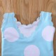 Costum de baie cu buline mari drool (culoare: roz, marime: 110)