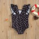 Costum de baie cu bulinute alb/negru drool (culoare: negru, marime: 120)