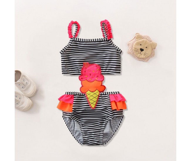 Costum de baie decupat inghetata drool (marime: 110)