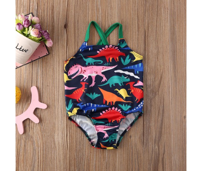 Costum de baie dinozauri colorati drool (marime: 90)