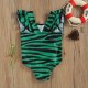 Costum de baie leopard/peste drool (culoare: maro, marime: 110)