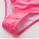 Costum de baie roz bombon cu flamingo drool (marime: 100)