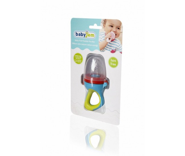 Dispozitiv de hranire din silicon babyjem fruits and vegetables (culoare: multicolor)