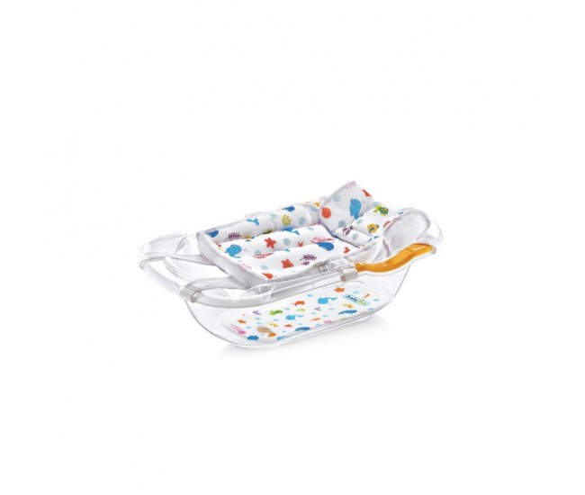 Hamac din spuma pentru cadita babyjem ocean baby (culoare: bleu)